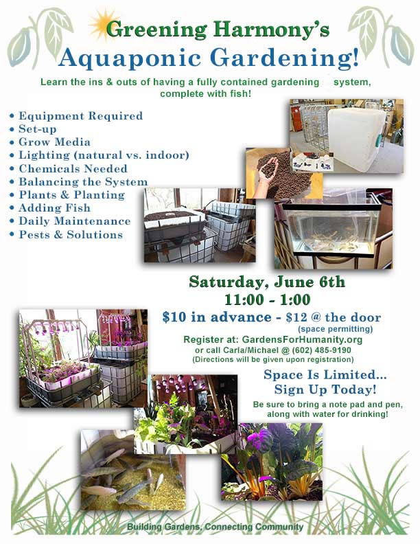 Aquaponic Gardening flyer